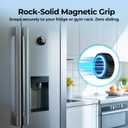 USB Rechargeable Magnetic Kitchen Timer for Cooking, Building 800mAh Battery Large Display Digital Countdown Count up Timer, 3 Preset 5/15/25 Mins Loud Alarm for Baking Grilling Studying