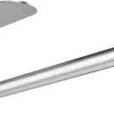 Paper Towel Holder Under Cabinet - Self Adhesive Paper Towel Roll Holder Wall Mount, Gewtur Stainless Steel Paper Towel Holder for Kitchen Bathroom (1 pcs, Silver)