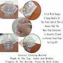 50 pc Clear Individual Cupcake Containers Clear Single Cupcake ContainerPlastic Cupcake Holders Carrier, Transparent Plastic Muffin Containers