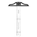 Pacific Arc 36 Inch T Square, Traditional Acrylic Graduated in Inch and Metric, Detachable Head