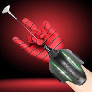 Spider Web Shooter with LED Light - 3.0 Spider Web Launcher Toy, Cool Gadget Web Blaster for Superhero Role Play