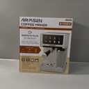 AIRMSEN 20 Bar Espresso Machine with Automatic Milk Frother, Cappuccino & Latte Coffee Maker with Quick Brew Dual Boiler (1350W + 1000W), Stainless Steel, 60oz Water Tank, Touchscreen