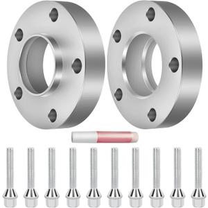 ECCPP 2PCS 30mm 5 Lug Wheel Spacers Hubcentric 5x120mm to 5x120mm Fits for E36 E46 E60 Wheel Spacers E61 E62 E90 E91 Wheel Spacers with 12x1.5 Studs