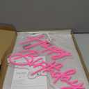 37x8 inch Happy Birthday Neon Sign Art Wall Lights for Beer Bar Club Bedroom Hotel Pub Cafe Wedding Birthday Party Gifts_Pink