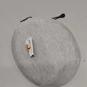 Memory Foam Travel Pillow | Provides Real Support for Head, Neck and Chin | Best Firm Airplane Pillow for Long Flights (Gray)