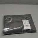 NICETOWN Grey Blackout Curtain 68 inch Long, 55 inches Width, 1 Panel, Thermal Insulated Window Treatment with Grommet Room Darkening Thermal Insulated Panel for Bedroom/Living Room