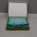 Montessori Busy Board - Sensory Learning Toys for Toddlers 3-6 Years-10 Pages-32 Activities, Airplane Car Travel Educational Toys for Autism, 3 Years Boy Birthday Gift (Cyan)