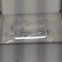 2 PCS Clear License Plate Covers, Unbreakable Novelty Licenses Plate Protect, License Plates Frame for Car Tag, Front and Back with Screws Caps