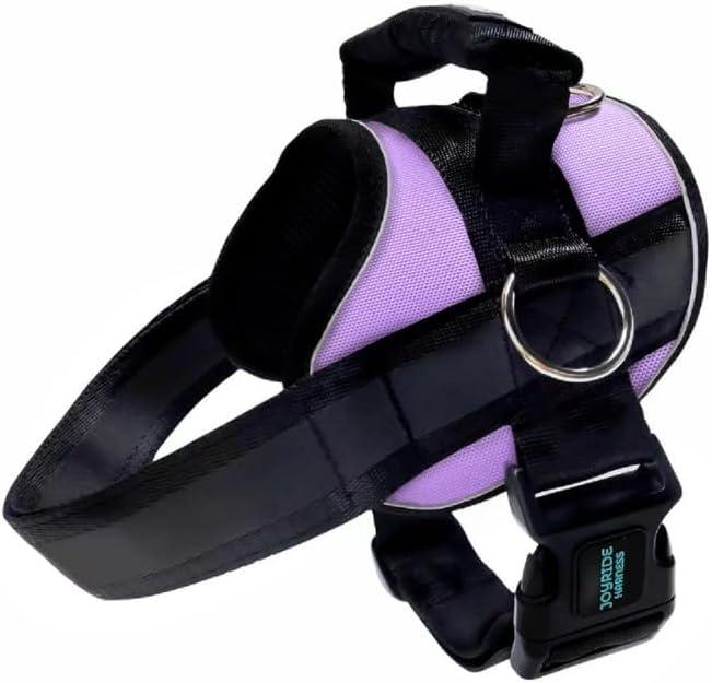 Joyride Harness 2.0 - The Original Side Ring No Pull Dog Harness - No Choke, Escape Proof, Reflective, 3 Leash Clips, Quick Fit Pet Vest - Easy Walks & Training - for Small, Medium & Large Dogs (Lavender)