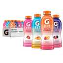 Gatorade Fit Electrolyte Beverage, Healthy Real Hydration, New 2.0 4 Flavor Variety Pack, 16.9.oz Bottles (12 Pack) (EXP 05/10/25)