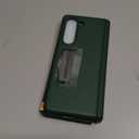 Ruky for Samsung Z Fold 5 Case with Built-in Screen Protector, Kickstand & Full Body & Hinge Protection PU Leather Protective Case for Samsung Galaxy Z Fold 5 5G, Green