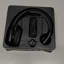 TECKNET Trucker Bluetooth Headset, Trucker Bluetooth Headphones with Microphone AI Noise Canceling Wireless On Ear Headset, Hands Free Wireless Headset for Cell Phone Computer Office Home bright black