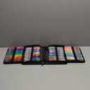 Gel Pens for Adult Coloring Books, 160 Pack Artist Colored Gel Pen with 40% More Ink, Black Case. Perfect for Drawing Doodle Crafts Journaling Planner