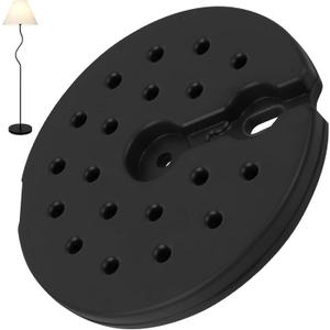 9.25 Inch Plastic Lamp Base Weight, Round Floor Lamp Base Replacement Only, Heavy Duty Counterweight for Table Lamps, Stable Anti-Tip Base for Home Bedroom Living Room
