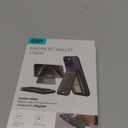 ESR for MagSafe Wallet with Stand, RFID Blocking with MagSafe Ring, 5 Card Holder for Phone Case, Slim Leather Magnetic Wallet for iPhone 17/16/15/14/13/12 Series(Not for Mini), Selected Samsung,Black