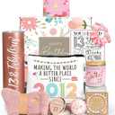 13th Birthday Gifts for Girls, Happy 13th Birthday Gift Ideas, 10 Pieces Unique 13th Birthday Gifts for Daughter, Niece, Granddaughter, 13th Birthday Gifts for Her, Official Teenager Birthday Gifts (Rose-gold)