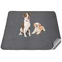 Washable Dog Pee Pads: 34x52 1 Pack Reusable Whelping Pads, Absorb Dog Mats Non-Slip Puppy Training Pads for Whelping, Potty, Training, Playpen, Crate