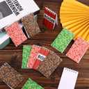 24pcs Pixel Theme Notepads, 2.4x3.9in/6x10cm Mini Notebook Pixel Theme Notepads Party Favors Birthday Decorations for Kids Party Supplies (4 Styles)