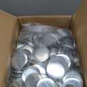 VEVOR 500 Sets 2.25 inch 58mm Pin Back Button Parts, DIY Round Button Badge Parts, Set Includes Metal Top, Clear Film, Plastic/Metal Button, and Blank Paper for Gifts Presents, Machine NOT Included