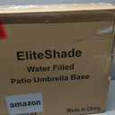 EliteShade Umbrella Base Water Filled Stand Market Patio Outdoor Heavy Duty Umbrella Holder(Black)