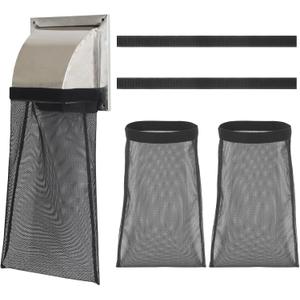 2 Pcs Dryer Lint Catcher, Dryer Vent Lint Trap, Dust Bag Lint Bag Outdoor Dryer Vent, Lint Catcher for Dryer Vent Outside