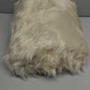 EasyJoy Ultra Soft Fluffy/Fuzzy Shaggy Area Rug Faux Fur Chair Cover Seat Pad for Bedroom Floor Sofa Living Room (2 x 6 ft Sheepskin, Beige)