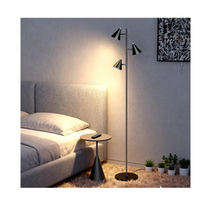 KimYan Tree Floor Lamp with Remote, Dimmable 3 Rotatable LED Lights, 5 Color Temperatures, 63" Modern Standing Lamp for Living Room, Bedroom, Office Reading Light