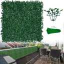 ODTORY Artificial Plants Hedge Grass Wall Panels: 20x20 Inch 8P(22.5 SQFT)