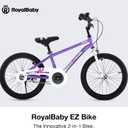RoyalBaby EZ Kids Bike,Balance and Pedal Bicycle for Boys & Girls Beginner,14 16 18 Inch Toddlers to Big Kids 3-9 Years
