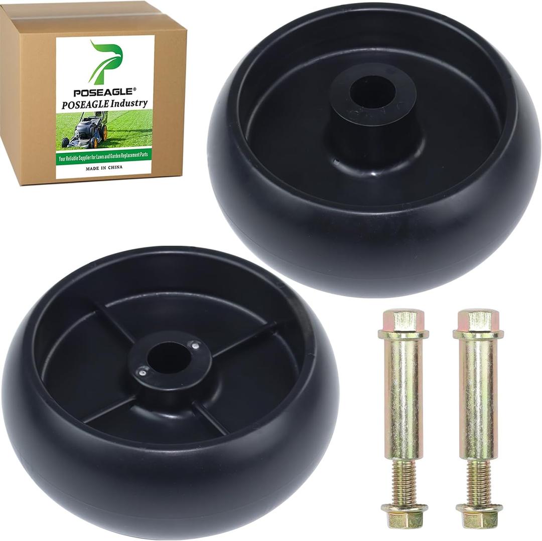 2 Pack GX10168 Deck Wheel Replaces GX10168 for John Deere 107H 107S 155C 1642HS D155 L110 L2048 L2548 LA100 LA105 LA110 LA115 LA165 S2554 X125 X126 Z245 Z255 Z315 Z320 Tractors