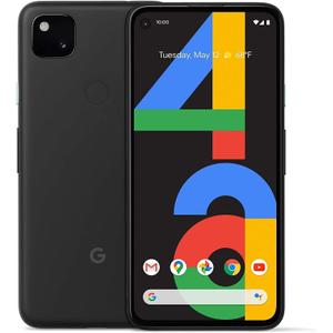 Google Pixel 4a with 5G, 6.2", 128GB, 6GB RAM, Unlocked Cellular - Just Black 