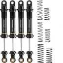 RC Shock Absorber S095 V2,4PCS 95mm,1/10 Scale Adjustable Shocks for 2-4KG MOA Shafty Axial SCX10 TRX-4 Crawler Trucks Upgrade Parts(S095 V2)