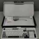 AULA Keyboard, Wireless Custom Computer Keyboards, Tri-Mode Bluetooth 5.0/2.4GHz/USB-C Cute Creamy Gaming Keyboard with Number Pad, RGB Backlit Media Knob Programmable Keybaord for PC Gamer - White