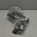 Bathroom Faucets 8 Inch Widespread Bathroom Sink Two Handles Matte Black Modern 3 Hole Waterfall Vanity Sink Faucet for 3 Hole with LED Light with Pop Up Drain