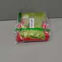 Toddler Baby Boys Girls Christmas Cosplay Monster Costume Outfits Green Furry Santa Long Sleeve Tops and Pants Set (6-7 Years)