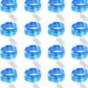 Onforu 16 Pack Blue Fairy Lights Battery Operated String Lights, 6.5ft 20 Mini LED Lights, IP67 Waterproof Twinkle Lights for Mason Jar Wedding Centerpiece Decor Christmas Bedroom
