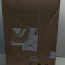 Amazon Basics Smudge Resistant Rectangular Trash Can with Soft-Close Lid, Foot Pedal, Removable Inner Bucket, 50 Liter/13.2 Gallon, Brushed Stainless Steel, Satin Nickel Finish