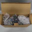 One Set Fog Light Lamps + Brackets + Switch + Wiring Compatible With Nissan Frontier 2010-2019 & Xterra 2005-2015 Replaces NI2590102 DS684-B0000 26150-EA025 P14899CAPA, black