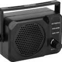 KIMISS CB Radio Speaker, 3.5mm Car External Speaker Mini CB External Speaker NSP150V 2Way Radio CB HF VHF UHF Transceiver Car Accessory