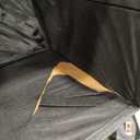 30 Inches Storage Ottoman Bench, Storage Bench with Wooden Legs for Living Room Ottoman Foot Rest Removeable Lid for Bedroom End of Bed, Linen Fabric, Folding Beige Ottoman