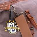 Desert Cactus Marquette University Luggage Tag  Official MU Golden Eagles Travel ID Tag for Suitcases, Bags, and Carry-Ons (PVC - Design A)