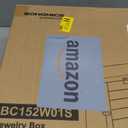 Jewelry Organizer - 6-Layer Lockable Jewelry Box with Mirror, White, Compact Dimensions for Dresser or Vanity use, PU Leather with Velvet Interior -