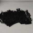 Clip in Hair Extensions, FLUFYMOOZ 4PC 100 Pure Protein Silk Hair Extensions Long Soft Natural Hairpiece 20 Inch Curly Hair Extension for Women (Black)