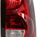 EPIC LIGHTING AMXOE Style Replacement Rear Brake Tail Light w/Harness & Bulbs Compatible with Chevrolet 04-06 Silverado 1500 2500 3500 Fleetside 07 Classic [ GM2801174 19169005 ] Right Passenger Side
