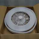 Modern LED Ceiling Light with Fan, RGB Ceiling Fan Lights, Ceiling Fan with lamp, 24 Ventilation speeds, infinitely dimmable Light for Living Room, Bedroom, Office, 3000-5500 K (White &19" & RGB)