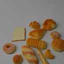 Chivao 12 Pieces Fake Food Realistic Artificial Toy Slice Fake Decoration Macaroon Birthday Toys Faux Simulation Croissant Model PU Photography Props(Bread)