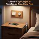 Magnetic Cable Clips 16 Pack  Cord Organizer with 18 Adhesive Pads, No-Residue Wire Organizer, Under Desk Cable Management, Cord Holder for Charging Cords, PC Accessories & Home Office  White (Small)