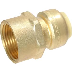 XFITTING Push Fit 3/4 Inch x 1 Inch Female Adapter, 28-3-7=2XX, 2 Pieces, Push Fit 3/4"x1" FNPT