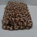 WDCOZY Cheetah Leopard Print Bubble Throw Blanket, Luxury Faux Rabbit Fur Mink Plush Throw for Couch, Sofa and Bed, Soft Fluffy Fuzzy Cozy Blanket for Women, Thick and Warm, 50x60 inches