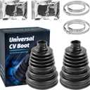 CV Boot Repair Kit,Fits Shaft Size 26mm to 34mm，2PCS CV Axle Boot Repair Kit,Universal Tie Rod Boot for Most Vehicle,CV Joint Gaiter Boot Replacement Fit for 19mm to 24mm Shafts,Silicone